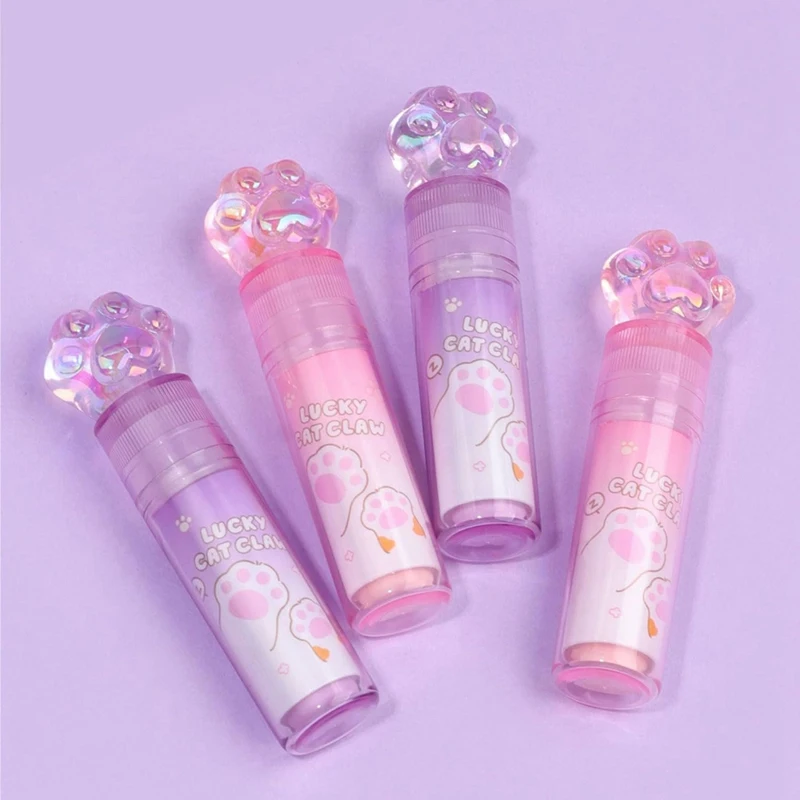 Gummen, Schattige Gummen Gummen Voor Kinderen Roze Gummen Kawaii Gummen Lippenstift Gum Intrekbare Gum