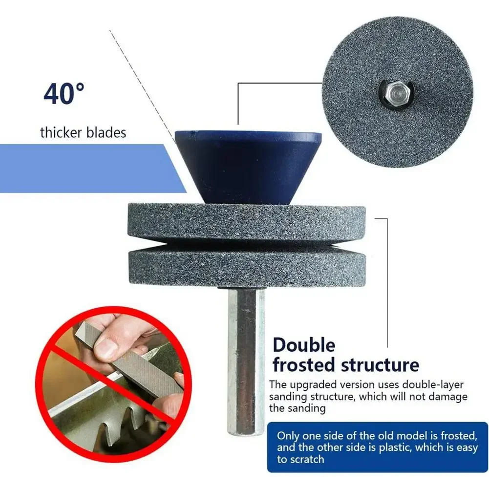 Drill Cutter For Lawn Mower Blades Gardening Tools1pc Universal Knife Sharpener Lawn Mower Sharpener Fastest Rotary