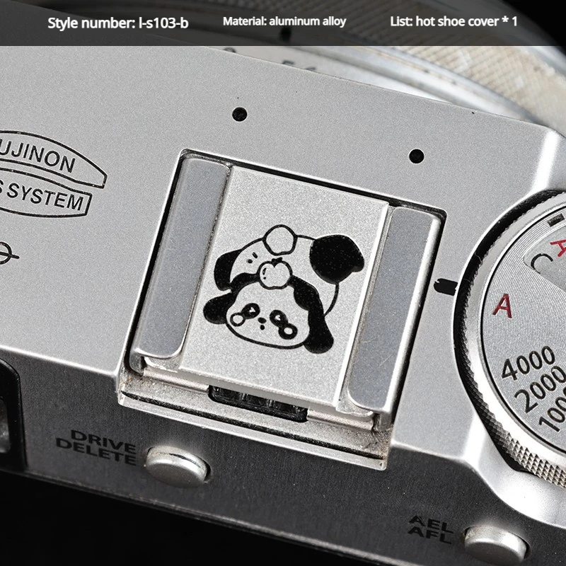 Camera hot ShoeCoverSuitable for DSLR CanonNikonFujifilm PanasonicLeica Olympus Mirrorless Metal Dust Cover Decorative Accessory