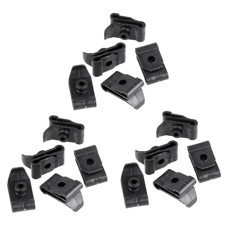 30Pcs Fender Liner Nut Fastener Push Clips Retainer For Lexus CT200 HS250 RX300 RX330 RX350 RX400 Scion IQ XB XD