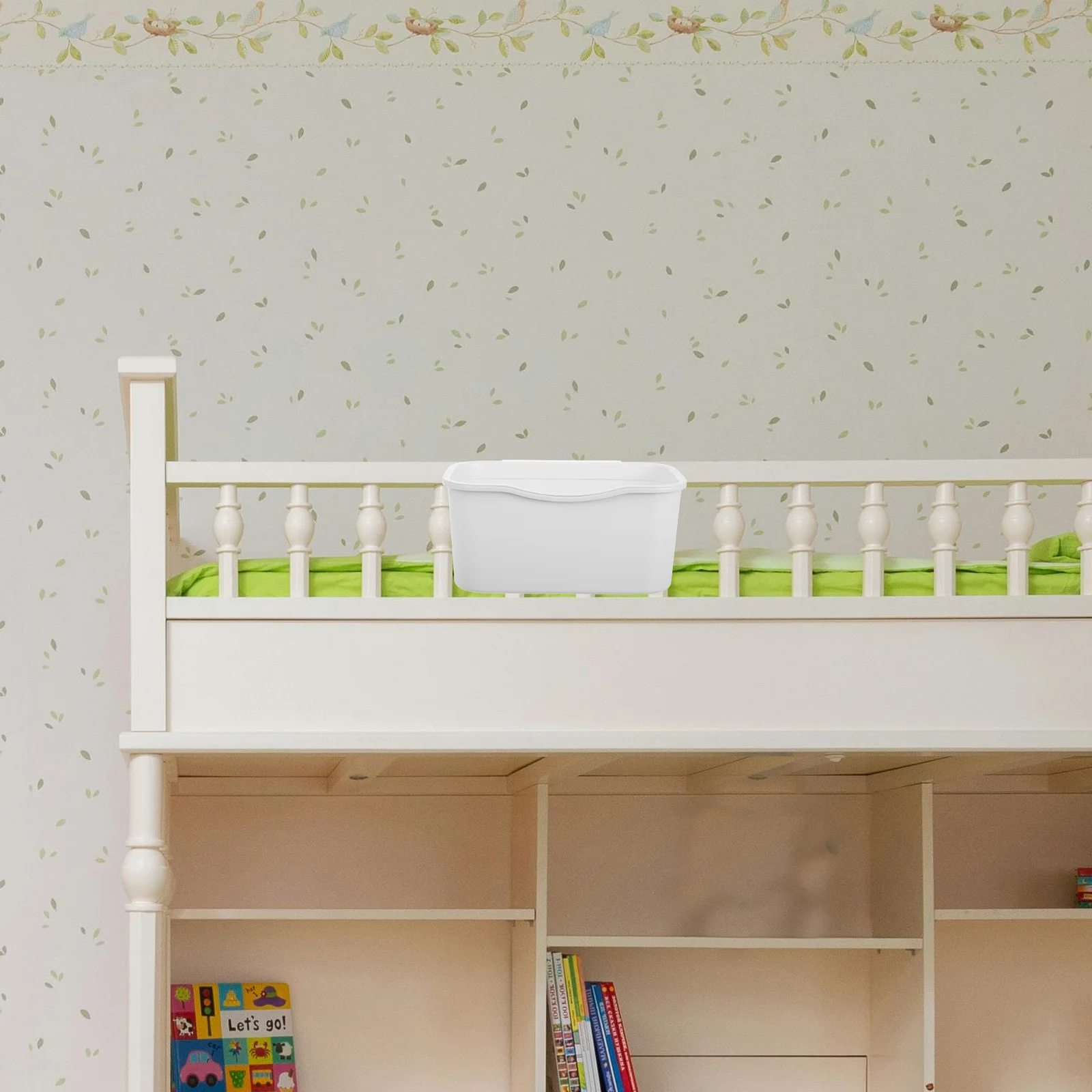 

2Pcs Bedside Hanging Basket for Dorm Bunk Bed Multifunctional Storage Organizer Space Saving Shelf Handy Caddie for Phone Books