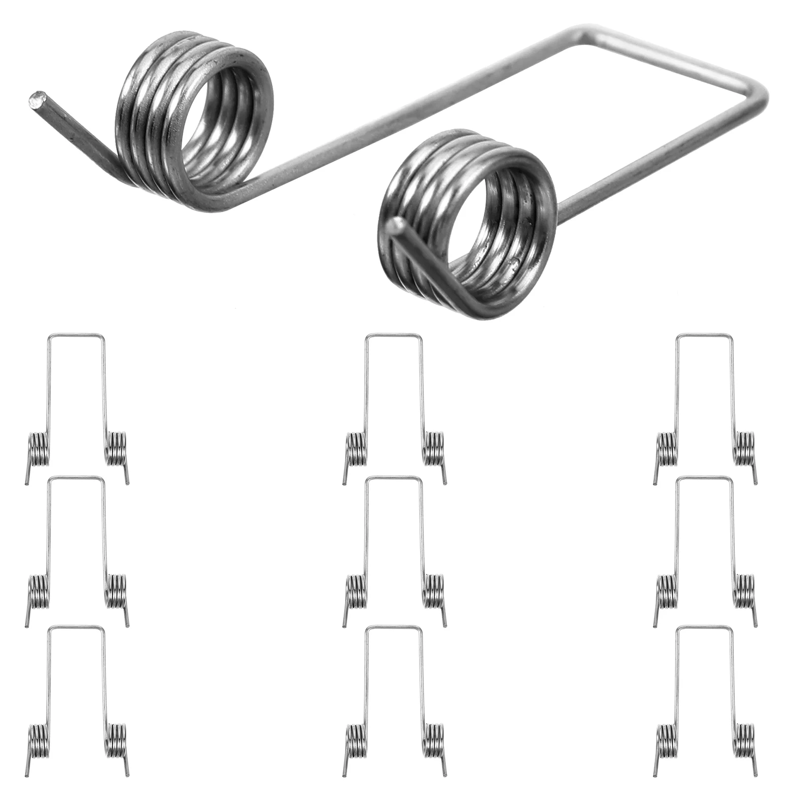 10 Pcs Trash Can Accessories Springs Garbage Torsional Metal Lid Steel Replace Stainless Small