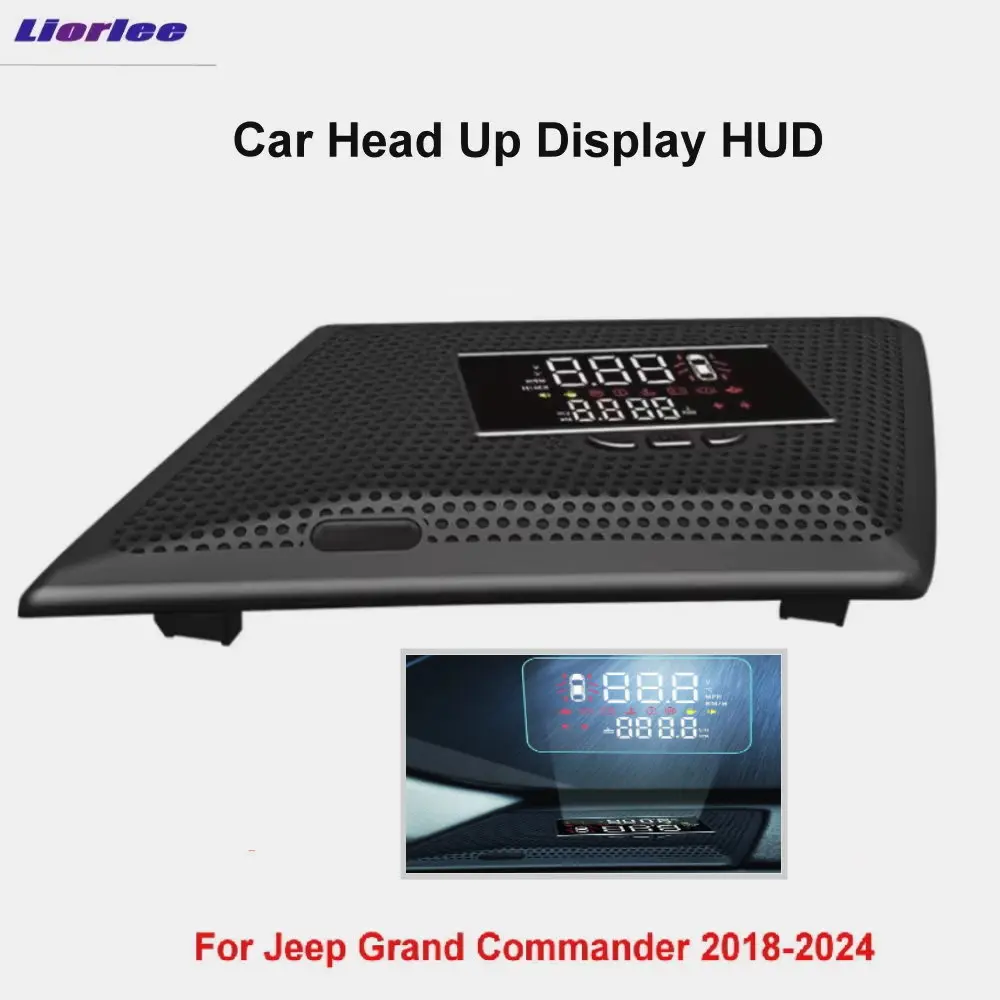 

For Jeep Grand Commander 2018-2024Car Electronic Accessories OEM Head Up Display HUD Security Device System Windshield Projector