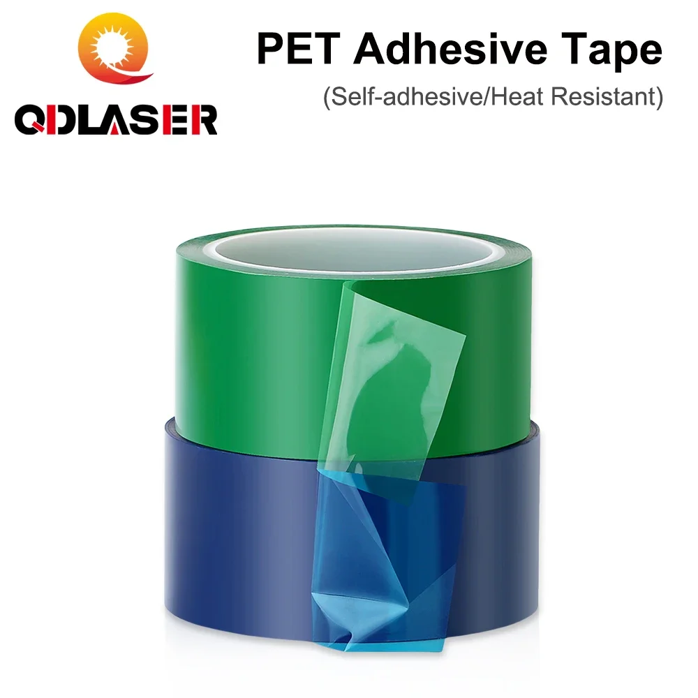 QDLASER PET Adhesive Tape for Laser Lens Protective Lithium Battery Dust Off Dust-Proof Heat Resistant Insulation Protection