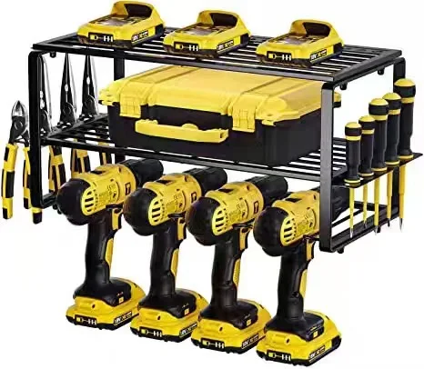 

Detachable Electric Drill, Charging Station, Drill Bit Bracket, Wall-mounted Power Tool Storage Rack, Tool Rack, Garage Storage