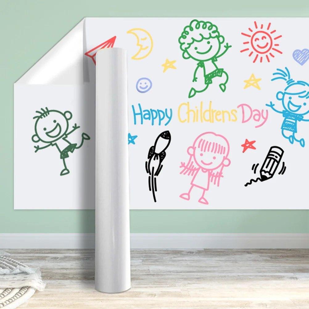 Stickers Office Home White Board Self Adhesive Wall Decals Rewritable Small Whiteboard Dry Erase