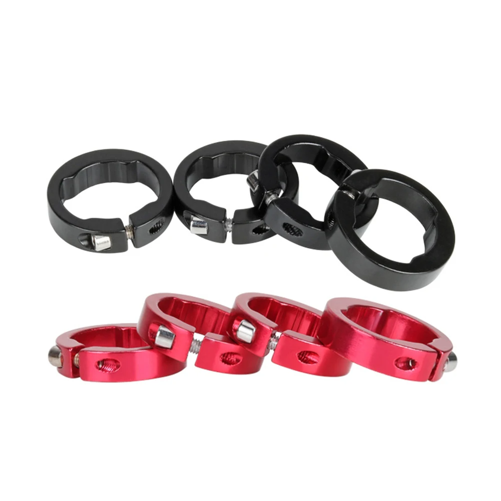 4pcs Bicycle Handlebar Locking Ring Alloy Replacement Lock On Lock Rings For Handle Bar Grips Aluminum Alloy Grip Locking Ring