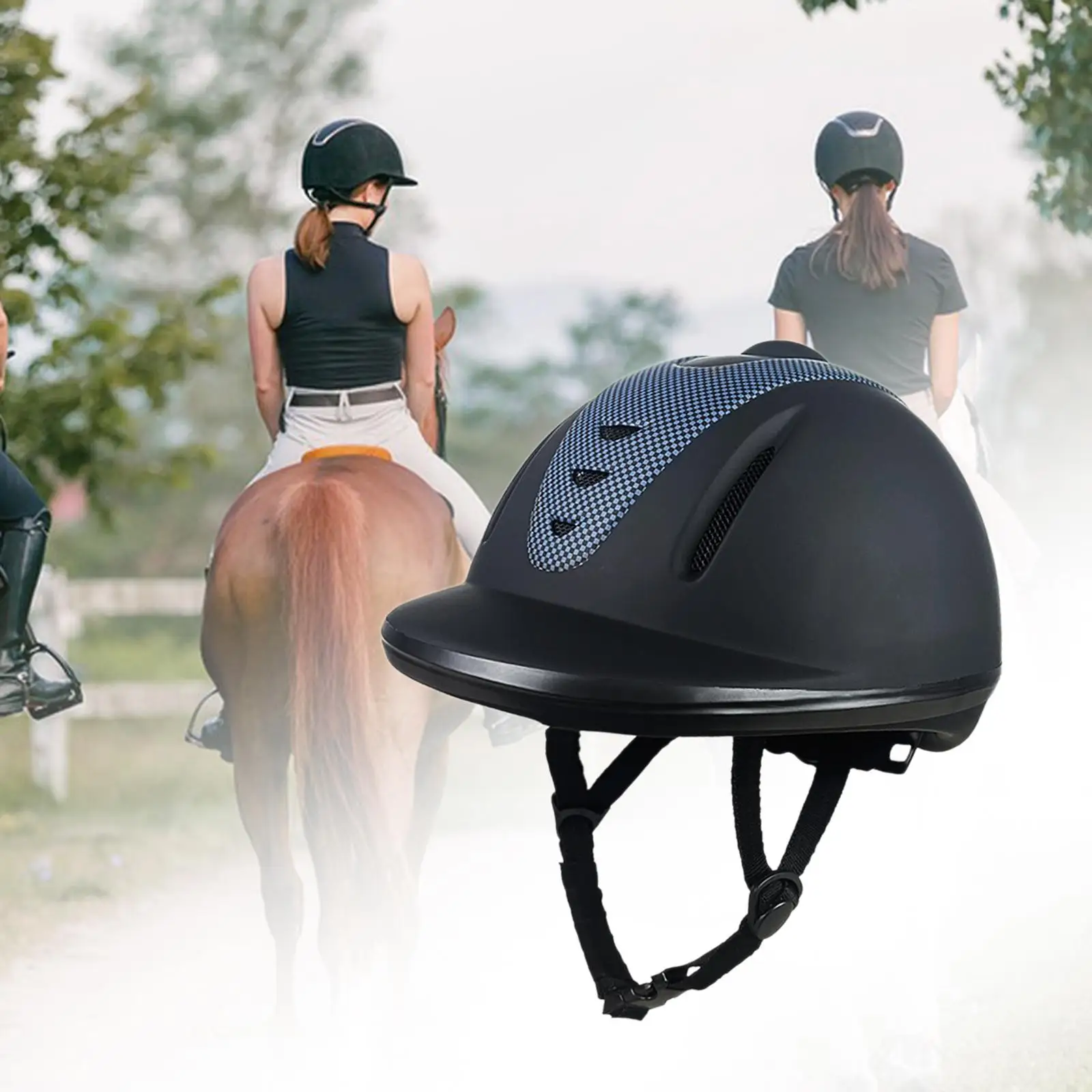 

Equestrian Helmet Equestrian Hat Adjustable Breathable Comfortable Sports Supplies Practical Gift Trendy Gear Cycling Helmet