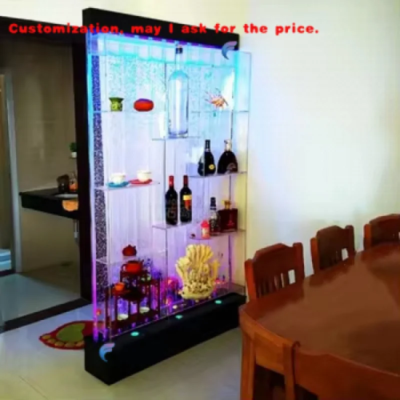 custom.Modern Decoration  Bubble Shelves with Changing LED Light