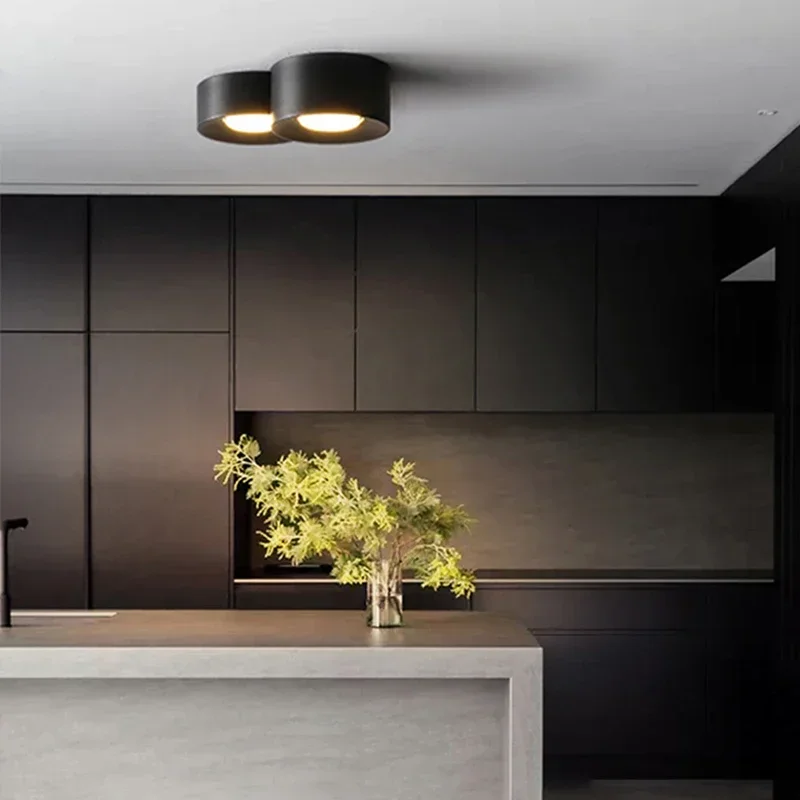 سقف ليد حديث ضوء اسطوانة أضواء السقف لغرفة النوم المدخل الممر بساطتها داخلي ديكور المنزل مصباح السقف الإضاءة #5