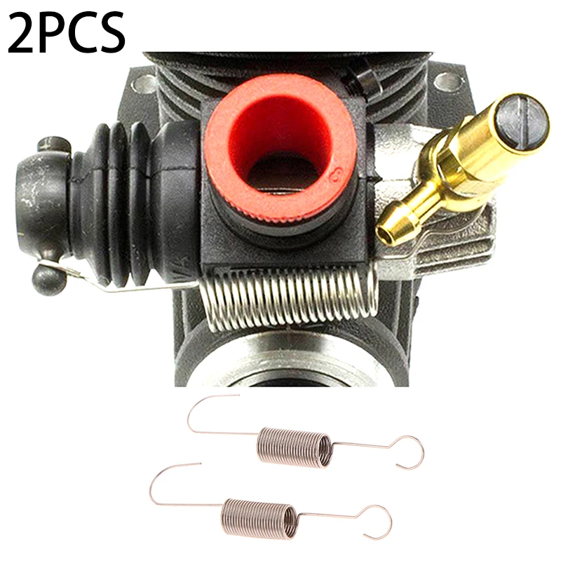 2pcs Throttle Return Spring For 1/8 Model Oil Car Engine Parts Engine Carburetor Off Road Buggy Truck2pcs Throttle Return Spring