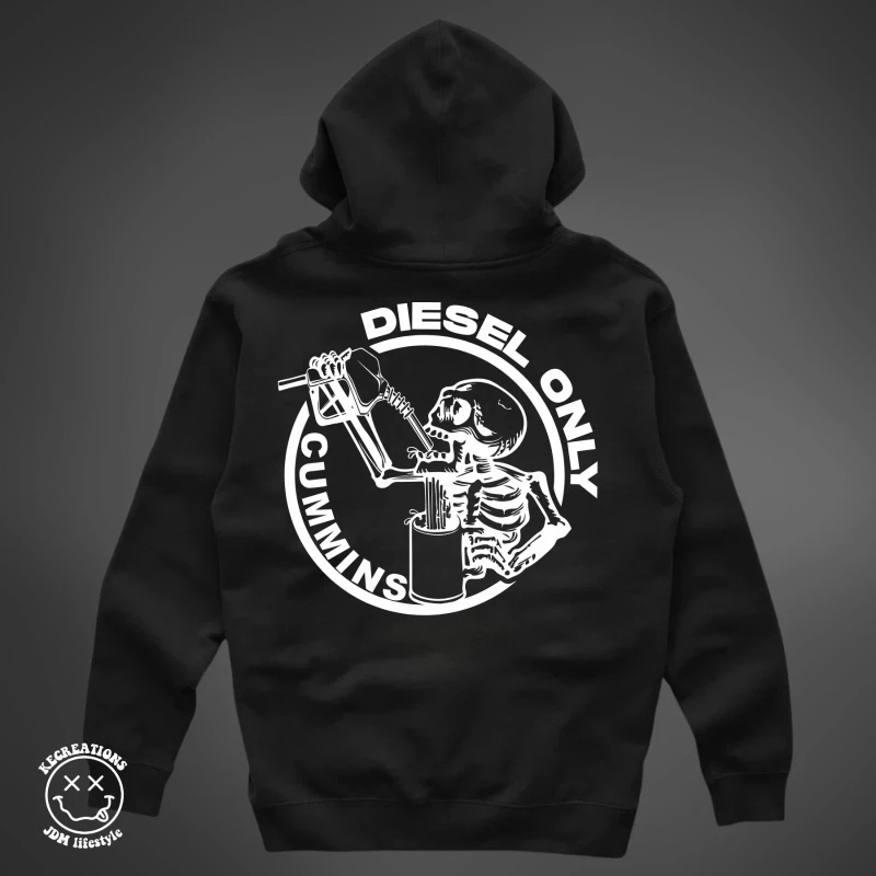 

2025 Autumn Winter Diesel Only Powerstroke Duramax Cummins Heavyweight Hoodie High-end Luxury Is for Both Men and Women Top Y2k