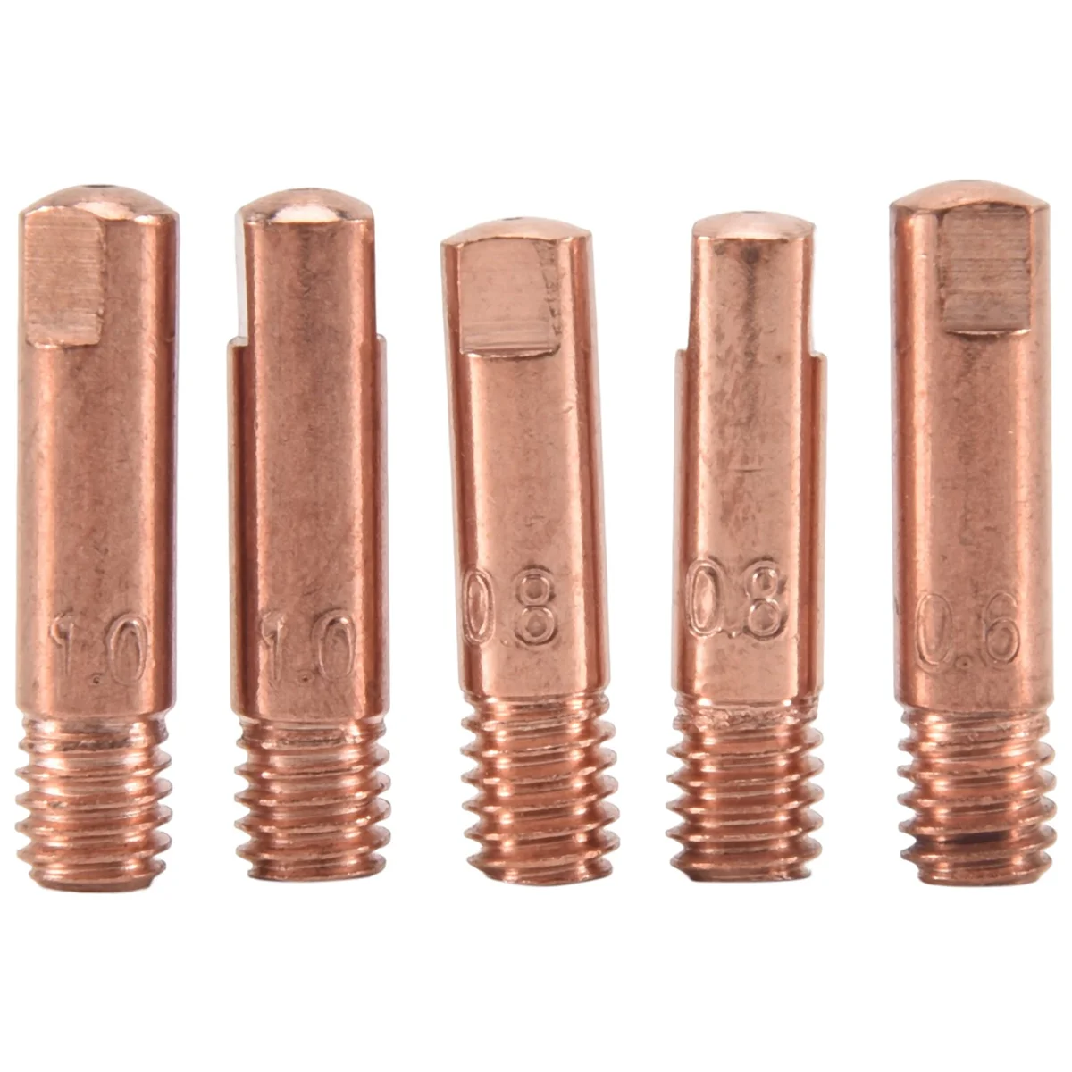 11 PCS MB15AK MIG Welder Consumable Accessory Welding Torch of Conical Nozzle Gas Nozzle Holder(0.6mm 0.8mm 1.0mm )