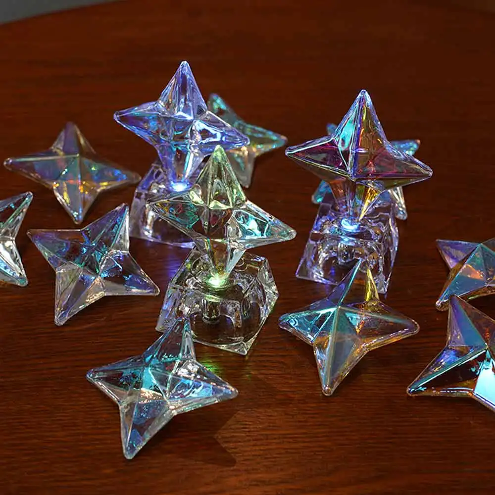 Juego Genshin Impact periféricos Primogems modelo vidrio sintético adornos coleccionables Keqing/Yae Miko figura juguetes regalos de cumpleaños