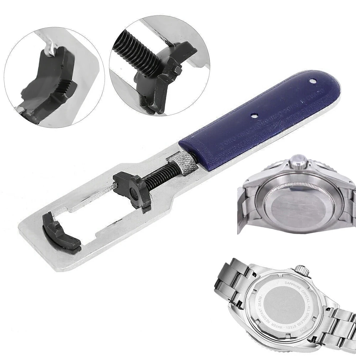 Открывалка для задней крышки часов, регулируемый диаметр, пресс для снятия задней крышки, инструменты для ремонта и удаления, инструмент для часовщика, открытые часы