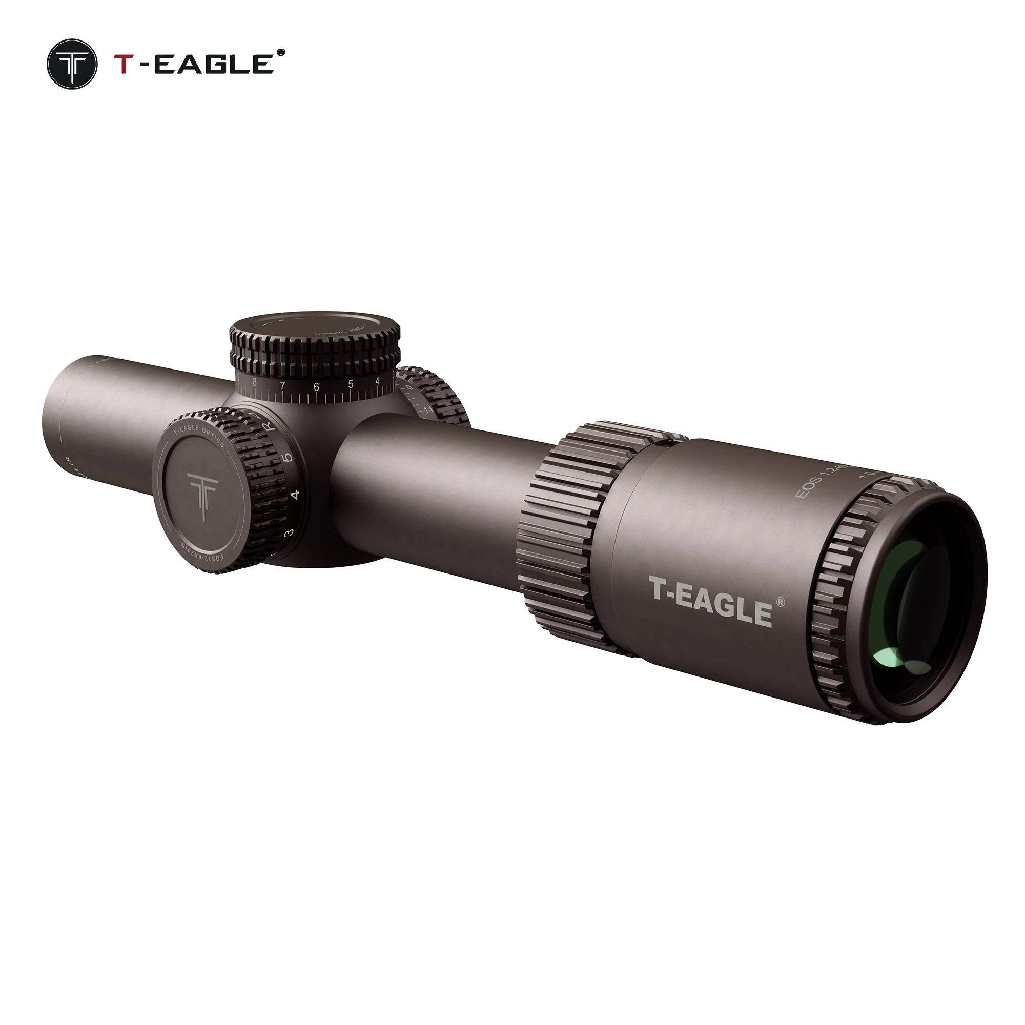 T-EAGLE EOS 1.2-6 X24 IR التكتيكية Riflescope نطاق الإكتشاف لبندقية الصيد البصرية ميزاء مسدس هواء البصر الضوء الأحمر الأخضر