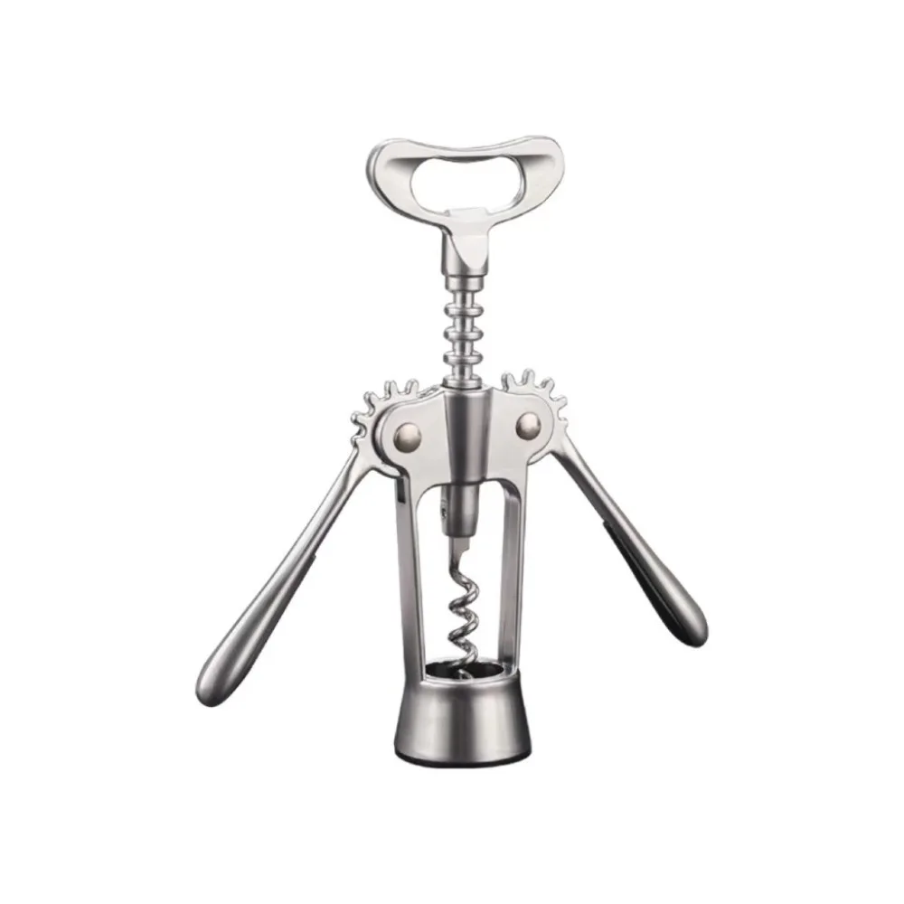

Zinc Alloy Wine Corkscrew Wing Design Labor-saving Spiral Bottle Opener Professional High Hardness Wine Cork Remover Restaurants