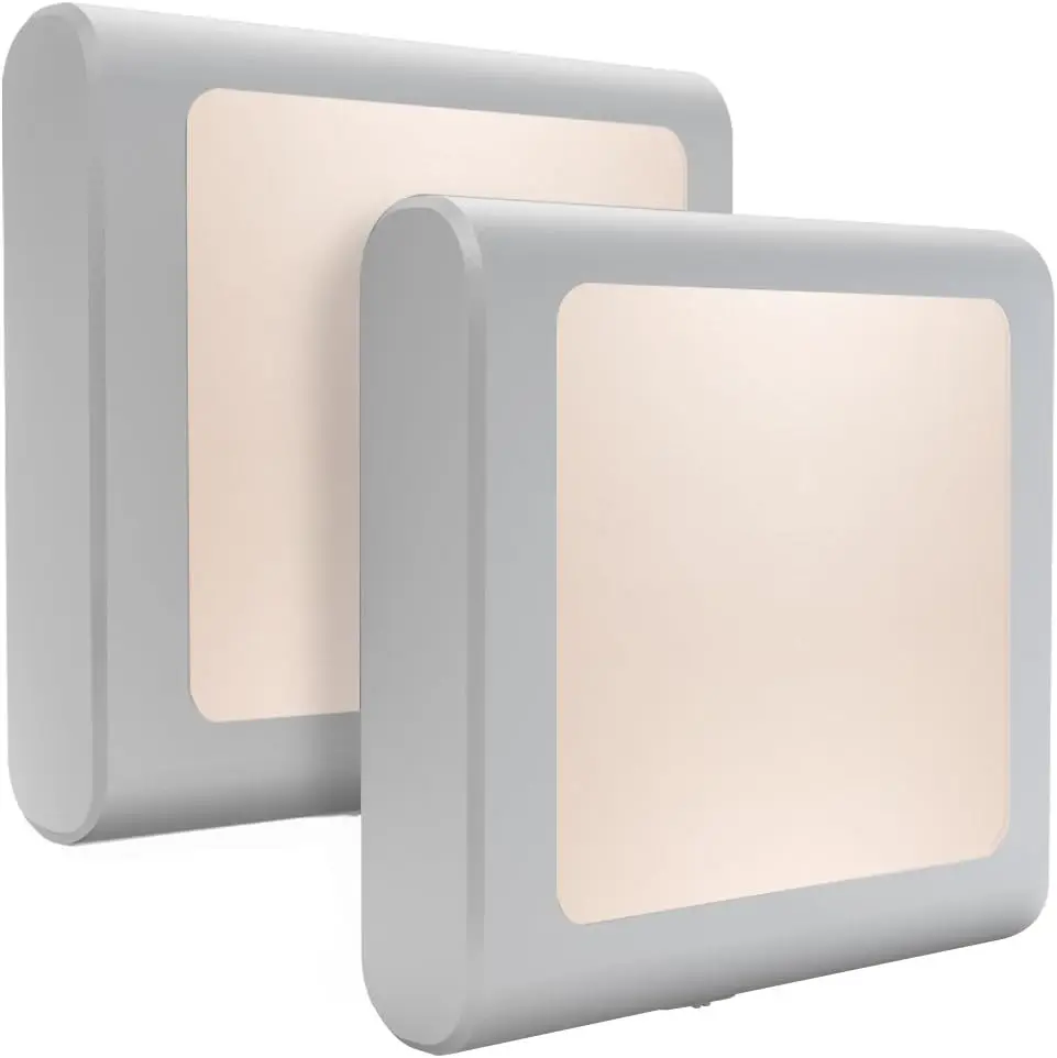 

Автоматический светодиодный ночник с датчиком от заката до рассвета, регулируемая яркость, теплый белый свет для прихожей, спальни, кухни, лестницы