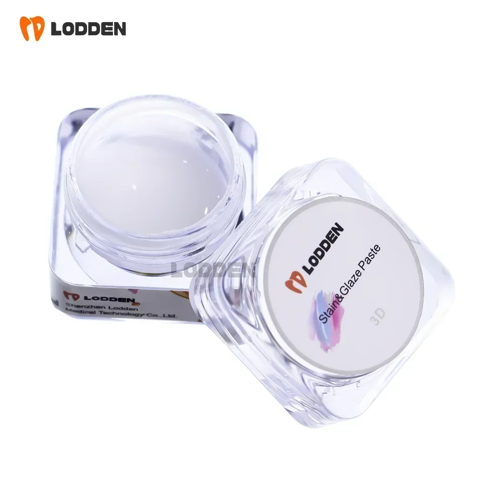 LODDEN Dental Porcelain Stain & Glaze Paste 4g do cyrkonu Lithium Disilicate Glass Ceramic Low Temperature Glaze