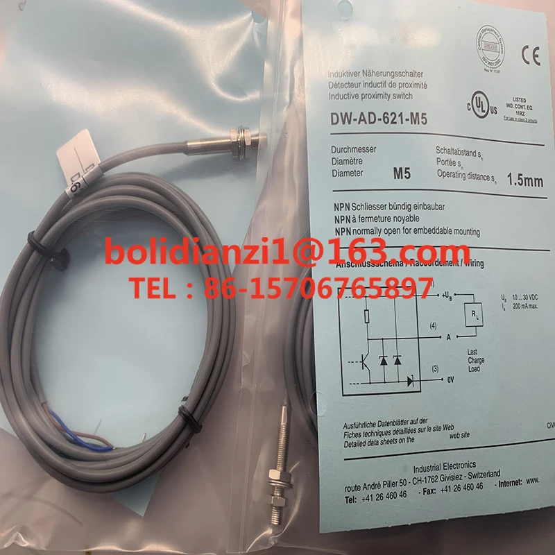 DW-AD-621-M8-223  In stock   New proximity switch sensor