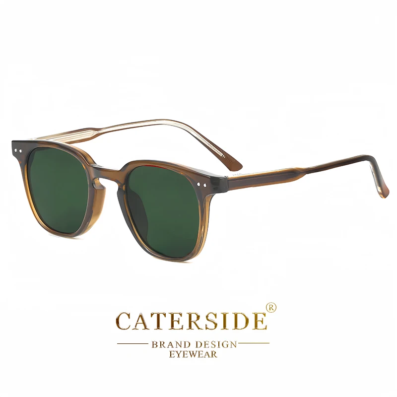 CATERSIDE Runde Retro Sonnenbrille männer Punk Mode Marke Design Sonnenbrille Frauen Reisen Outdoor UV400 Shades Propionische Tempel – Detail 10