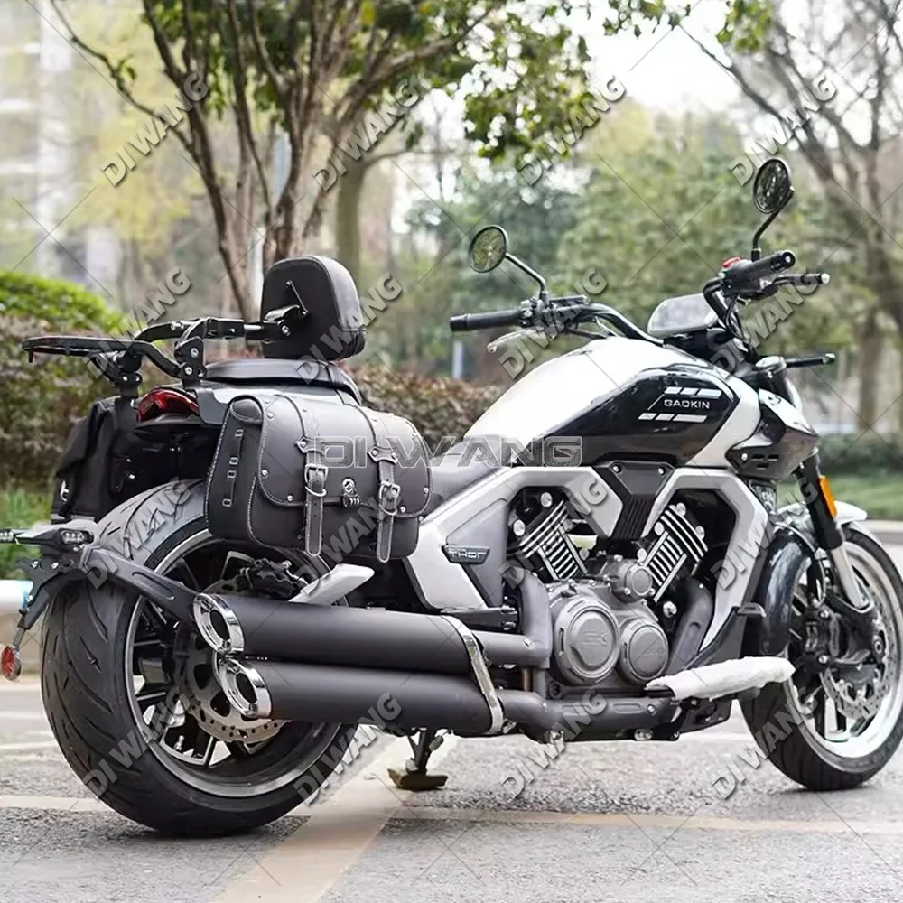 Motorcycle Saddlebag for GAOKIN THOR 1000 Side Saddle Bag PU Waterproof Saddlebags for Brixton