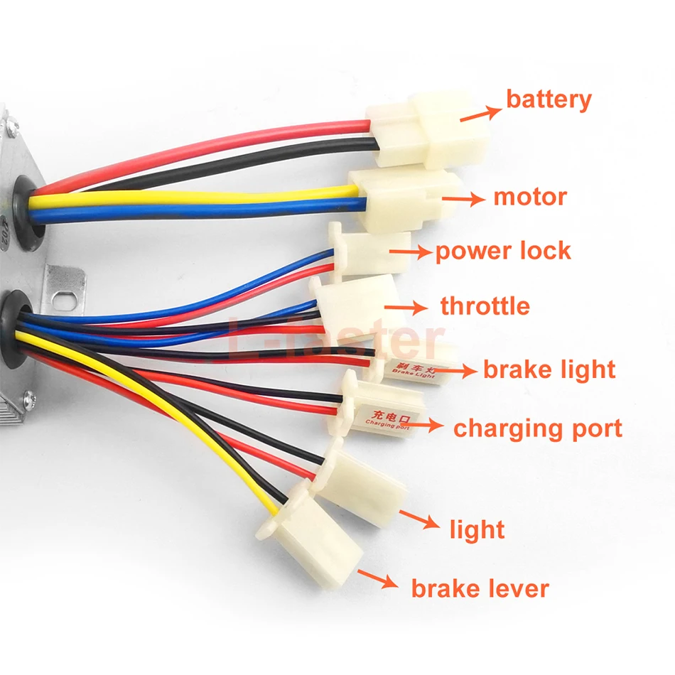 Electric Brushed Motor, Gear, 24V, 36V, 48V, 500W, 11 Tooth, 25H, T8F