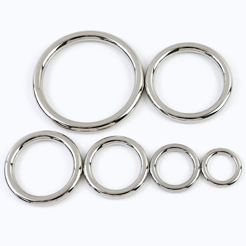 5/10Pcs 15/19/25/32/38/50mm O Ring Metal Buckle for Bag Strap Dog Collar Belt Rings Clasp Carabiner Keychain Hook Loop Hardware image 3