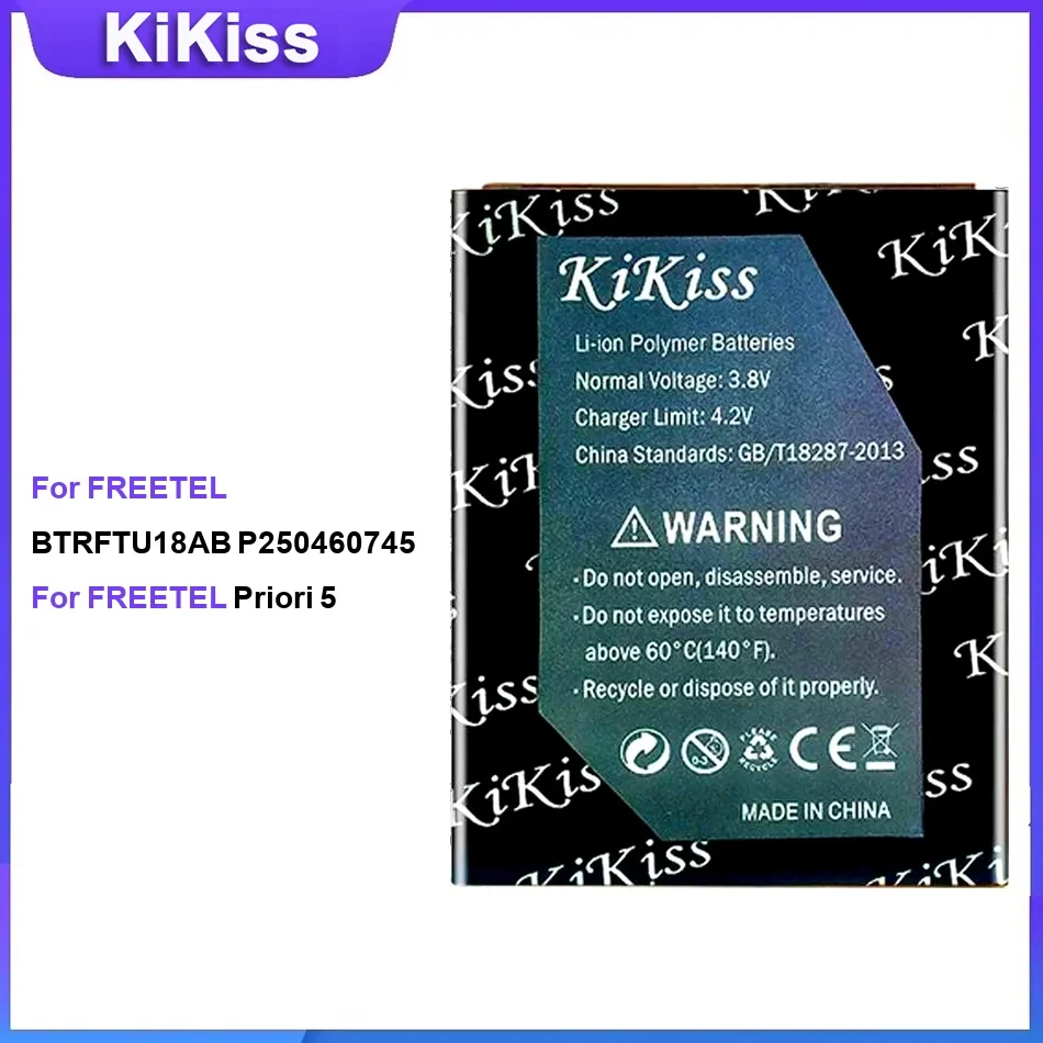

Battery For FREETEL BTRFTU18AB P250460745 Priori 5 P230460744 Premium Replacement