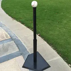Baseball Batting Tee Practice Accessories Easy to Assemble Hitting Tee for Outdoor Activity Sports Gym Training Camps Teams