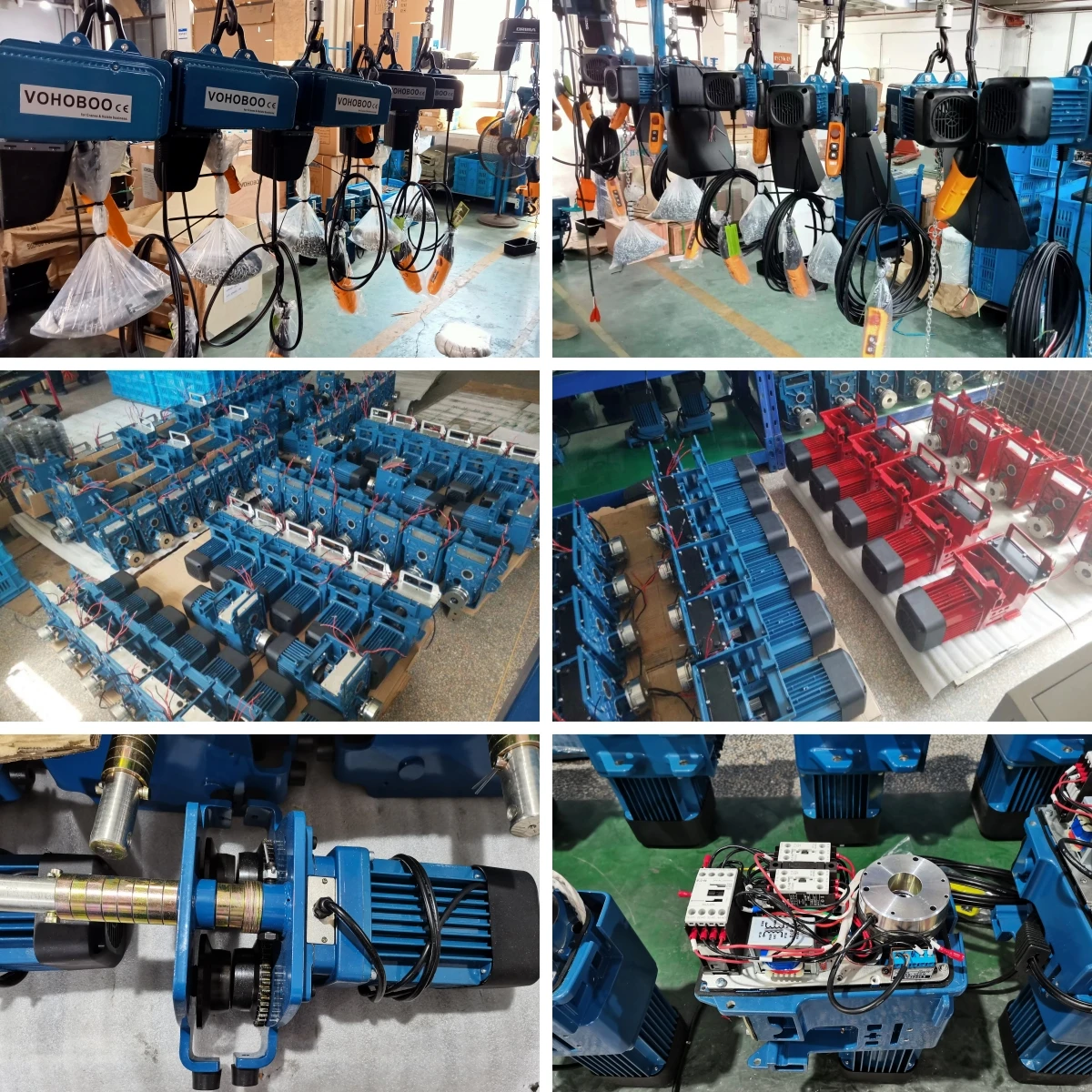 2025 حار HH النوع الأوروبي رافعة سلسلة كهربائية لرفع 250 كجم 500 كجم 1 طن 2 طن مع المحدد #6