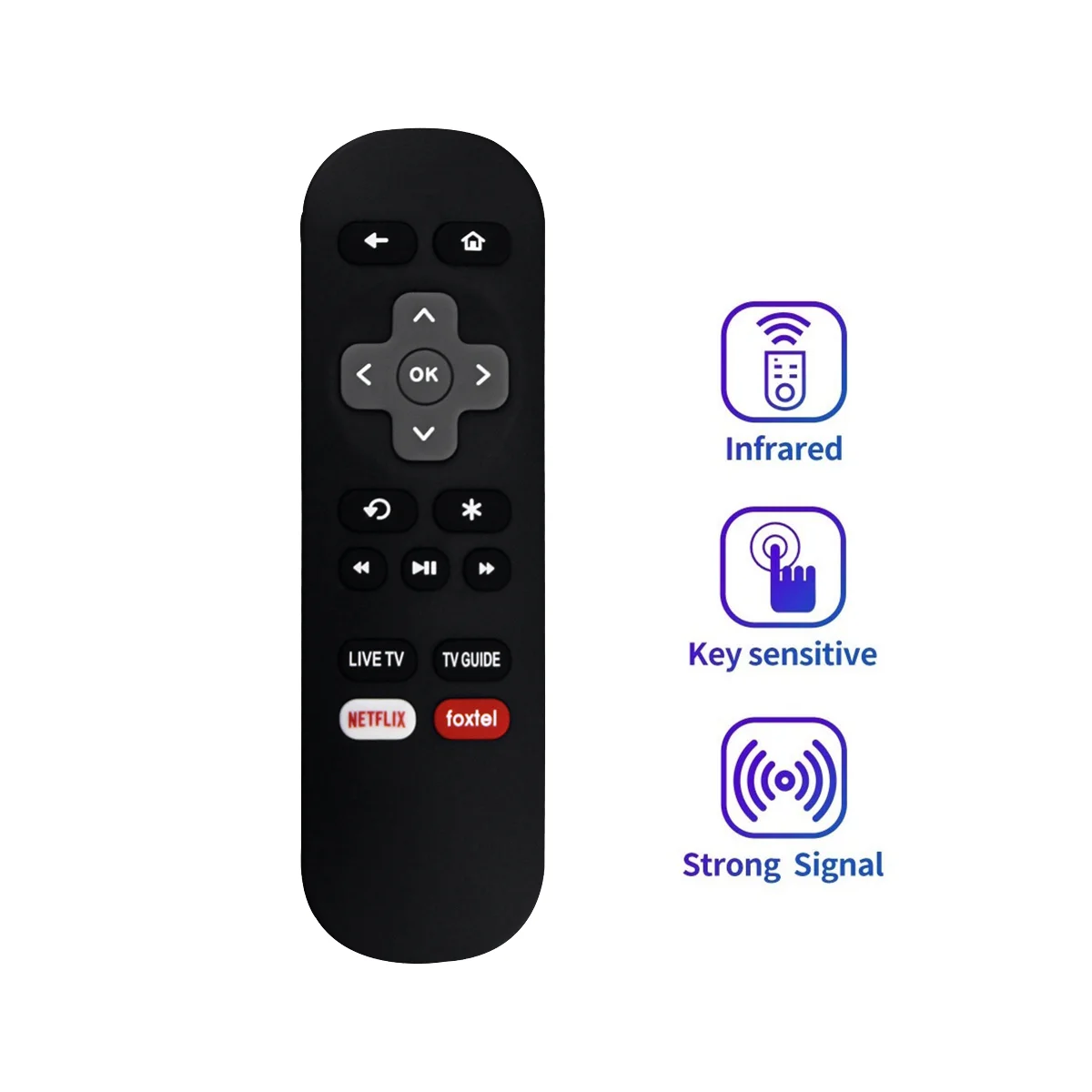 Replacement Remote Control for TELSTRA TV Remote Control with NETFLIX Key