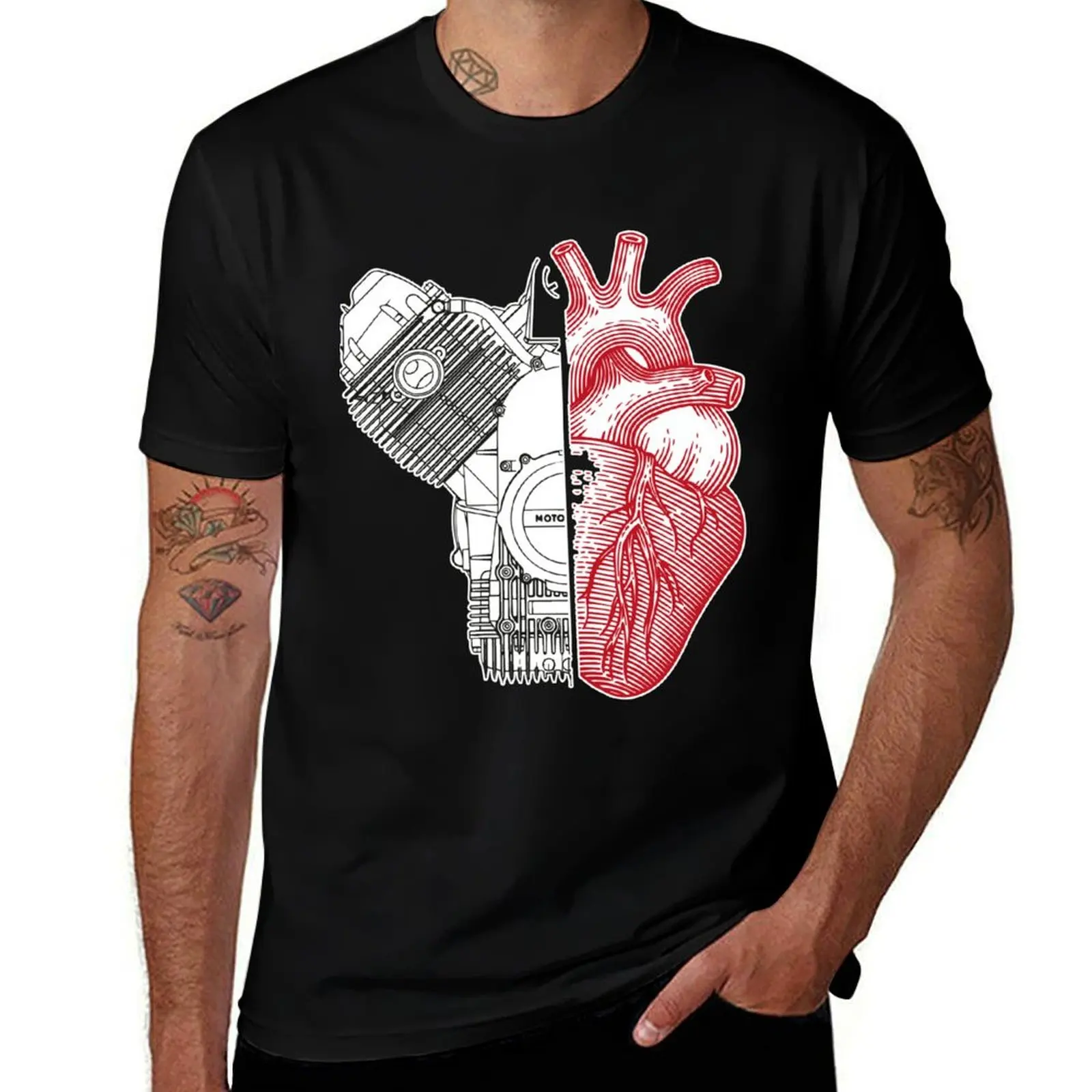 t g man Ho قمصان الرجال للرجل t cuore قمصان قمصان t bicilindrico رجل تي شيرت مجسم 5 سليم مضحك un #1