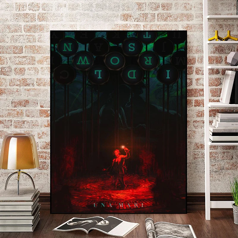 Alan Wake 2 Decoration Home Decor Posters for Wall Art Canvas Painting Poster Anime Decorative Paintings Room Decorations Prints