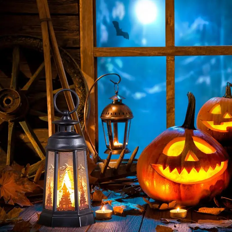 Halloween Pumpkin Lantern Light Up Pumpkin Halloween Led Light With Handle Festive Led Halloween Pumpkin Table Decorations For