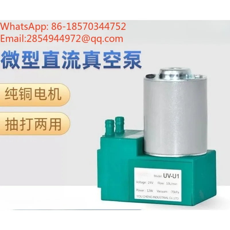 Mini DC Diaphragm Vacuum Pump Brushed Brushless 12V 24V Negative Pressure Air Suction Inflation Pump