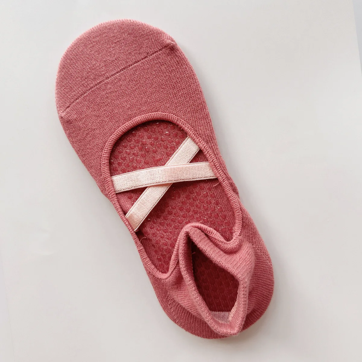 Yoga Sock Women Silicone Anti-slip Ballet Pilates Socks Ballet Dance Backless Breathable Professional Yoga Socks Sport Sock Gift image 5