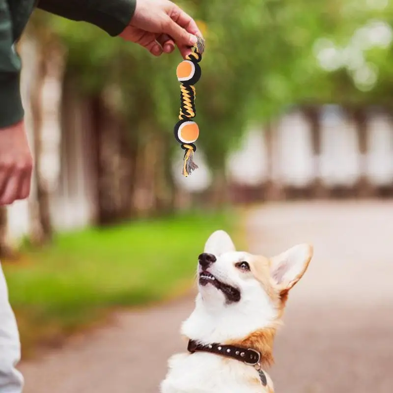 Jouets à mâcher interactifs pour chiots, ULen coton portable, fournitures pour animaux de compagnie colorées, livres pour mordre les dents, exercice relaxant