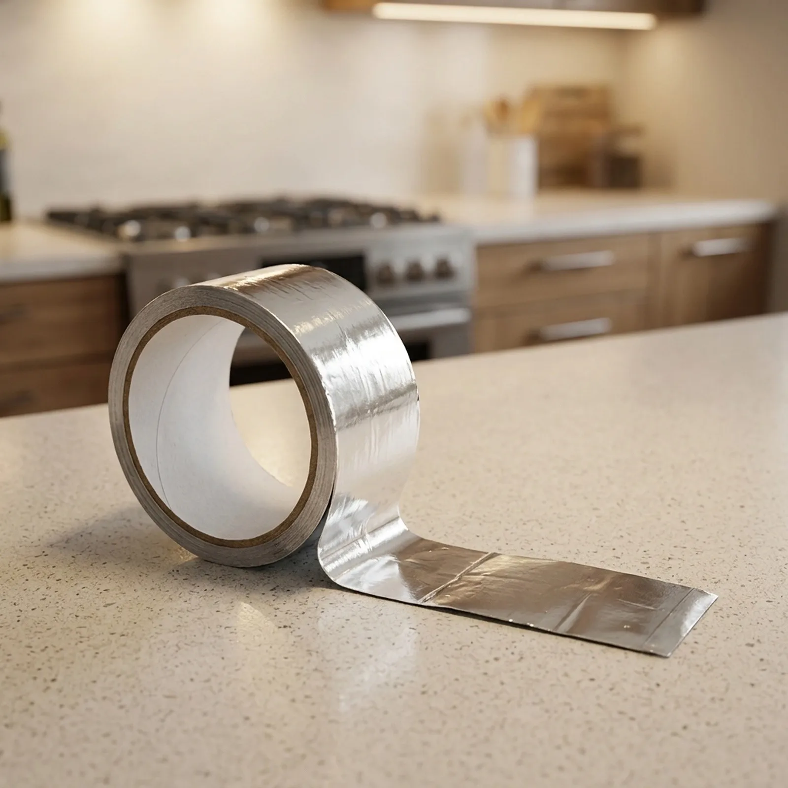 Waterproof Aluminum Foil Tape Waterproof Tape Kitchen Stove Tape Aluminum Foil Tape Moisture for proof Protection for Easy To