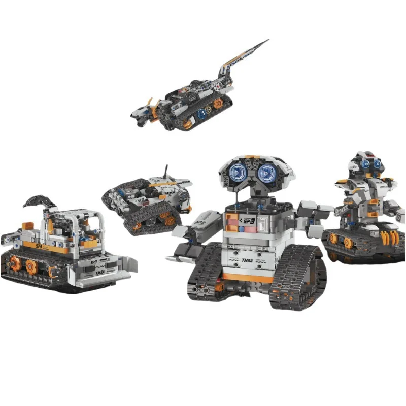 Programming WALL-E 5-in-1 Robot Building Blocks Assembly Bricks Electric Remote Control Children's Kit Toy