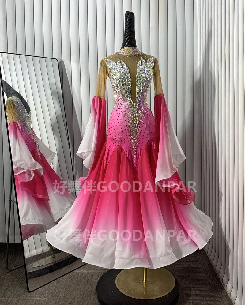 Waltz Ballroom Dance Dress Women Competition  Dance Gown Ballroom Dancing Costume standard dance dress women competition 2024