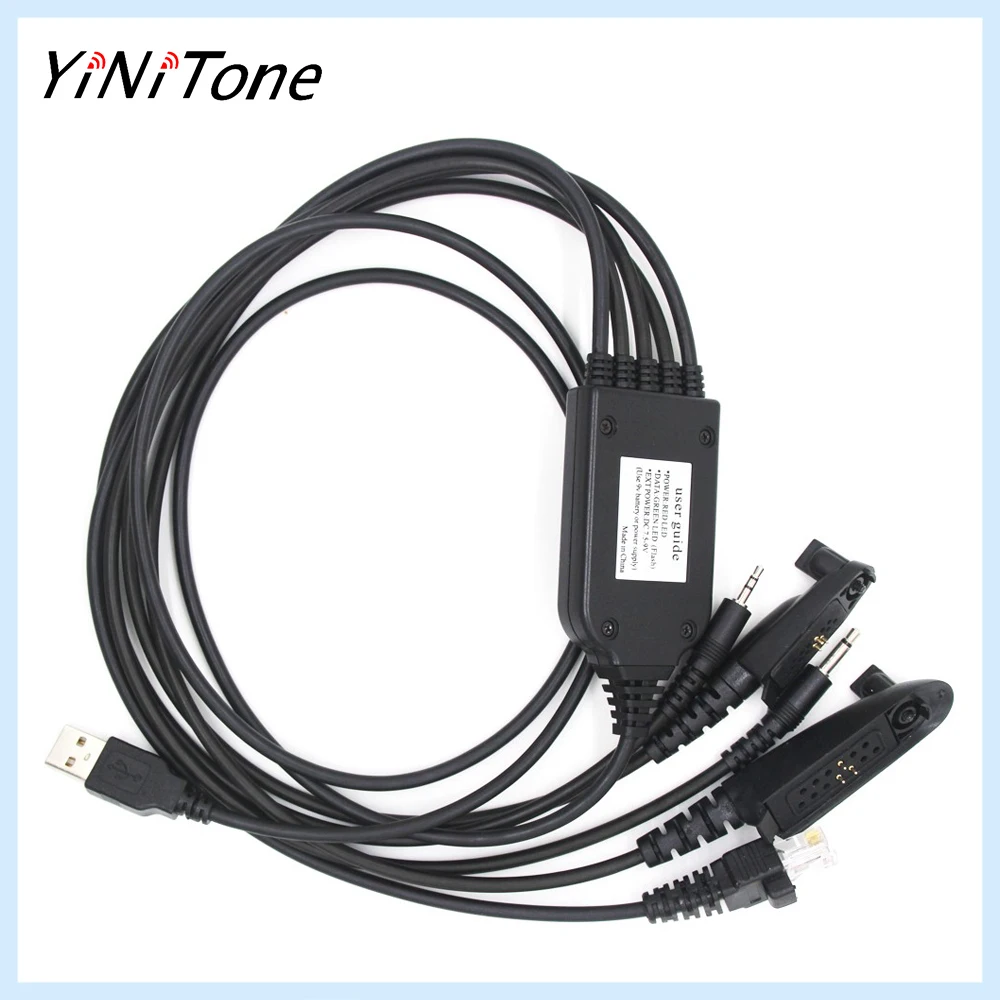 Walkie Talkie FTDI 5in1 USB Programming Cable For Motorola GP88 GP300 GP328 GP340 GP328Plus GM300 Pro5150