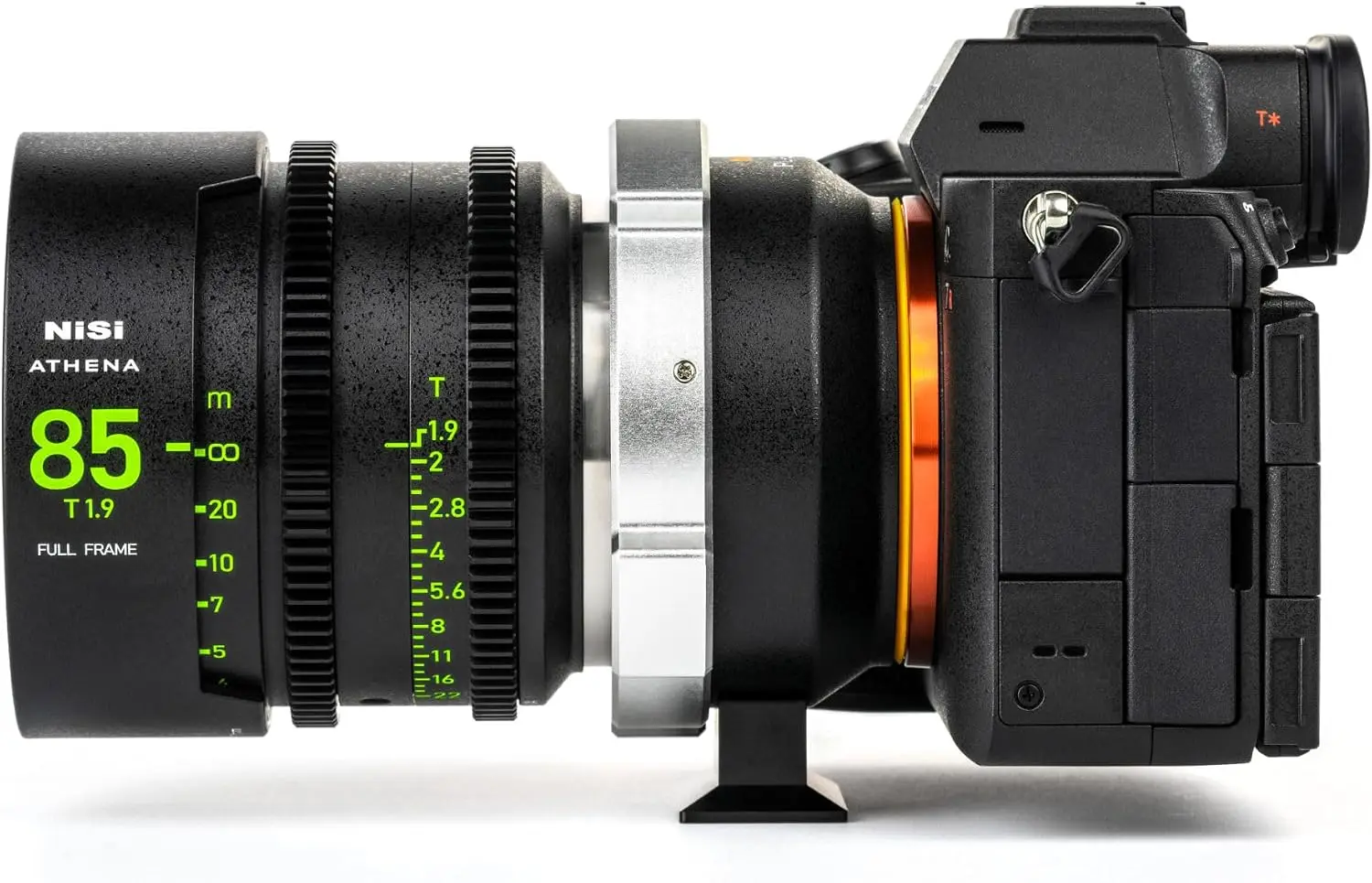 NiSi Athena PL to E Mount Adapter for Sony E-Mount Cameras, Use ARRI PL Lenses on Sony Alpha, 186g Lightweight
