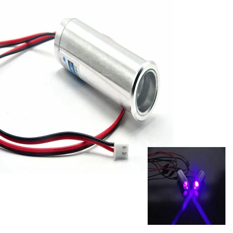 405nm 250mW Feixe Grosso Violeta Azul Laser Módulo KTV DJ Bar Iluminação de Palco