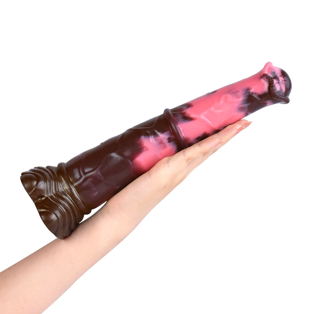 SMMQ Super Soft Horse Dildo With Suction Cup Butt Plug For Men Women Vaginal Anus Masturbation Anal Dilator Sex Toy - view 6