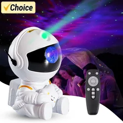 Star Projector Galaxy Night Light Astronaut Space Projector Starry Nebula Ceiling LED Lamp for Bedroom Home Decorative kids gift