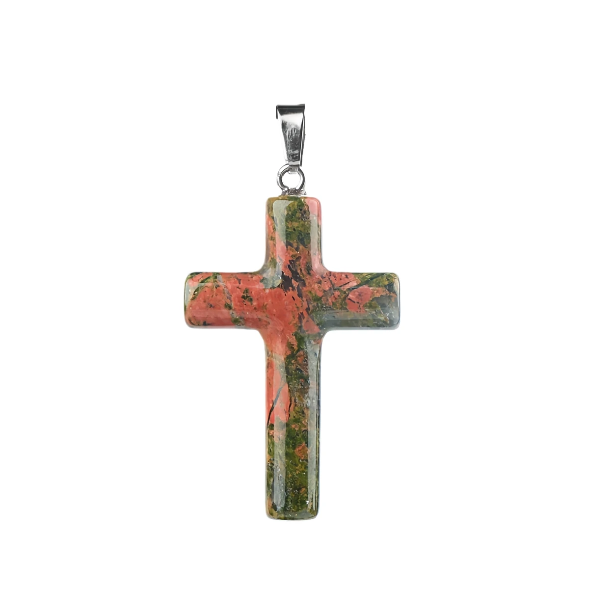 Unakite Cross Shape…