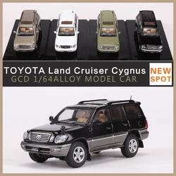 GCD 1:64 TOYOTA Land Cruiser Cygnus odlewanie stopu Model samochodu nowy produkt w magazynie