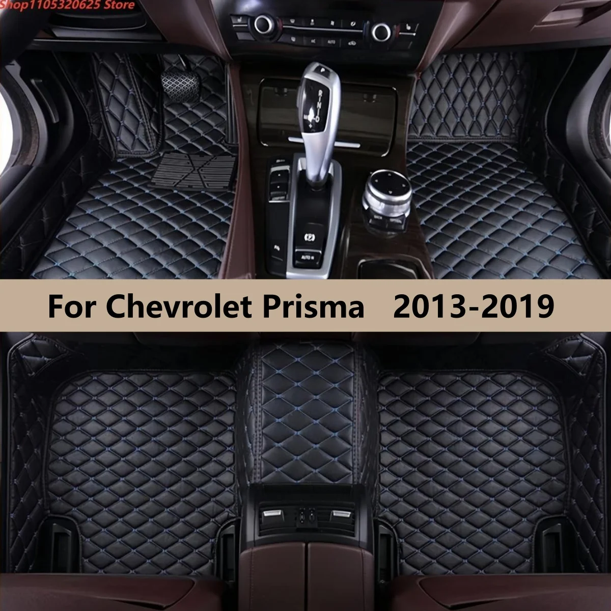 

Car Floor Mats For Chevrolet Prisma 2013 2014 2015 2016 2017 2018 2019 Auto Front Rear Row Full Set Carpet Pads Foot Mat