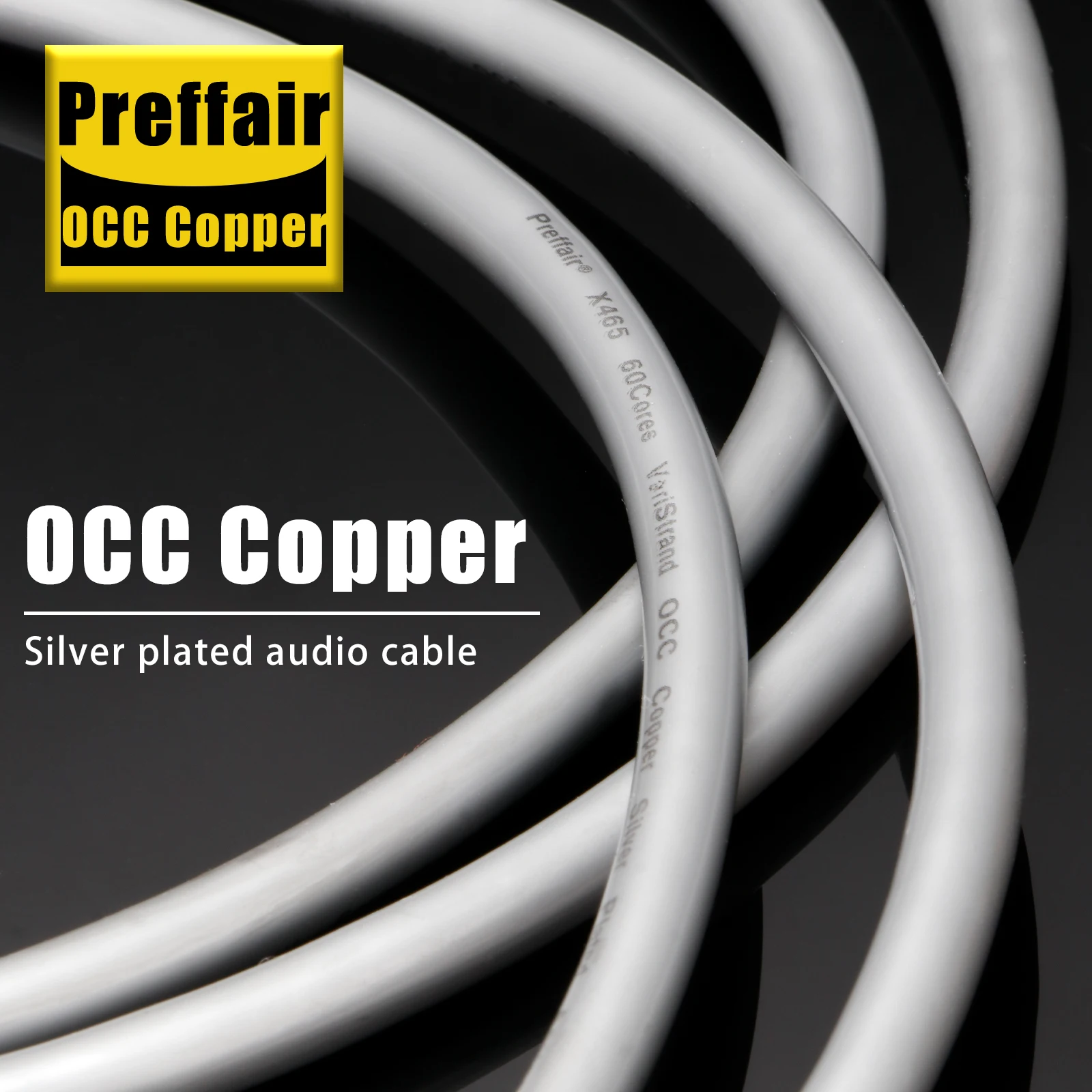 Paarweise 60-adriges XLR-Kabel RCA-Kabel OCC Versilbertes Verbindungskabel Einzelnes Audio-Verlängerungskabel Audio-Video-Kabel – Detail 4